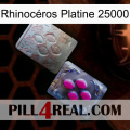 Rhinocéros Platine 25000 38